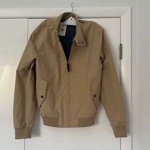 NWT Mens Cole Haan M khaki windbreaker jacket